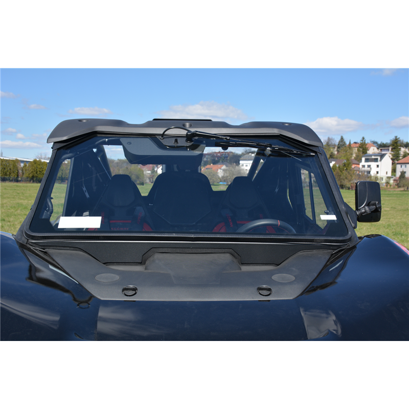 Super Villain SX20T Windshield with wiper, washer (ventilation position), no gas springs