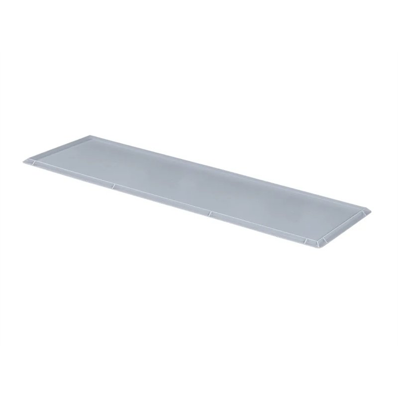 Kunststof oplegdeksel 1200x400mm - grijs