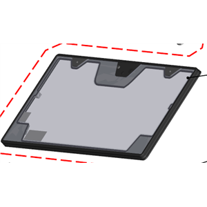 DFK UT10 FRONT GLASS WITH REINFORCEMENT AND SEALING