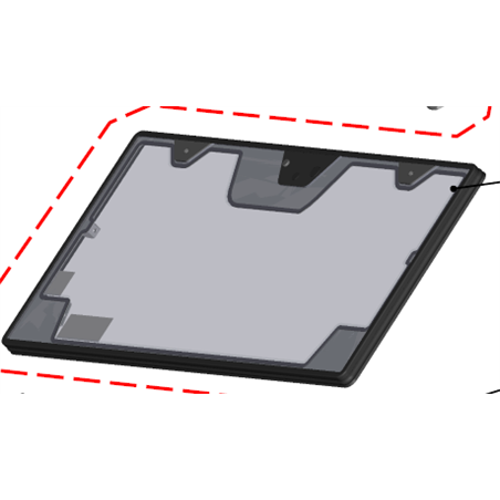 DFK UT10 FRONT GLASS WITH REINFORCEMENT AND SEALING