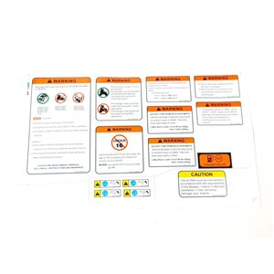 Segway WARNING LABLE ASSY(EU168)(SHORT VEHICLE) - Partnr: A01L15000001 R/B A01-L000003-000-01