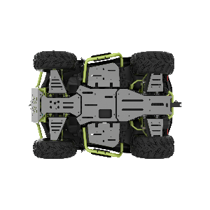 Segway Snarler Aluminium OEM Skid plates voor lang chassis, 2mm dik.