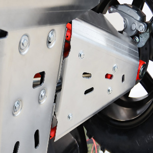 Segway Snarler Aluminium OEM Skid plates voor lang chassis, 2mm dik.