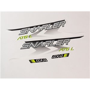 Segway DECAL ASSY(AT6 L BLACK-GREEN) - Partnr: A02T1167WT01