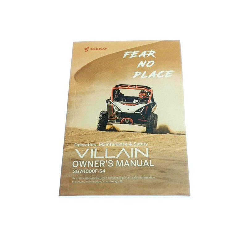 Segway OWNER MANUAL(CE） - Partnr: S05L20003001