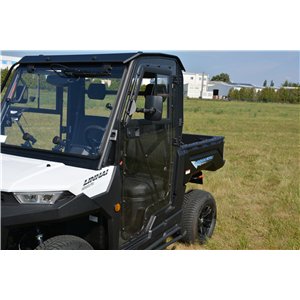 Polycarbonate cabin fully accessorized, el. heated windshield (wiper/washer asm./no heater asm.)