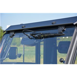 Polycarbonate cabin fully accessorized, el. heated windshield (wiper/washer asm./no heater asm.)