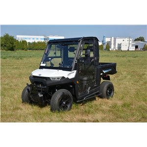 Polycarbonate cabin fully accessorized, el. heated windshield (wiper/washer asm./no heater asm.)