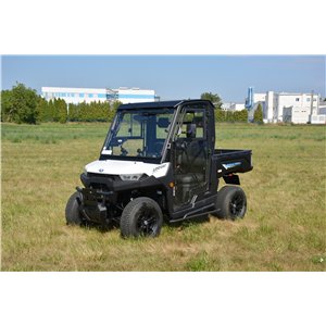 Polycarbonate cabin fully accessorized, el. heated windshield (wiper/washer asm./no heater asm.)