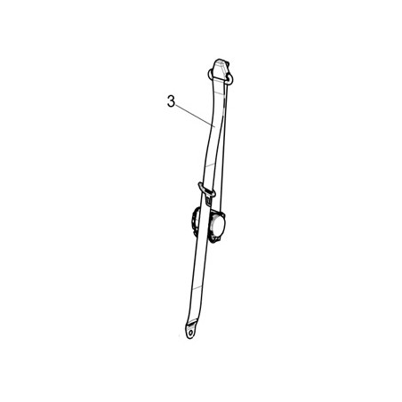 Segway Safety Belt Assembly Non Alarm
