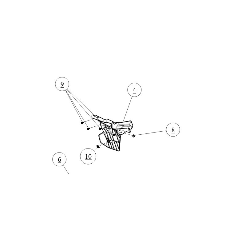 Segway LOWER FENDER RR LOF - Onderdeel A02H16600001 Segway LOWER FENDER RR LOF - Onderdeel A02H16600001