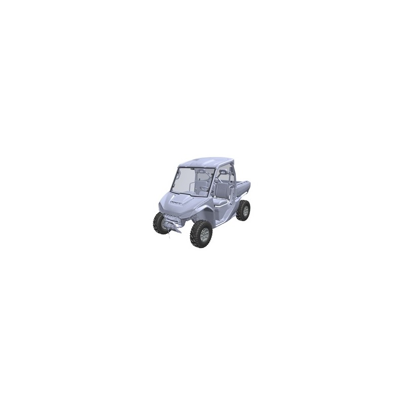 Segway Fugleman fitting to original roof: Polycarbonate windshield without wiper, washer Segway Fugleman fitting to original roof: Polycarbonate windshield without wiper, washer
