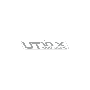 Segway U09 RIGHT MODEL STICKER EPA HIGH CONFIGU - Partnr: U09L10027001