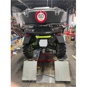 Segway snarler onderste spatbord kit - achteraan - Partnr: KITSPATSNARACHO