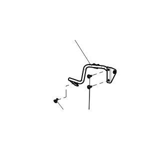 Segway BRACKET FOR FENDER RR  LOF - Partnr: A02C14000002