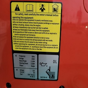 Segway geluidsarme kleine krachtige generator SGW2000i