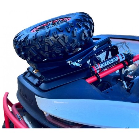 Segway Villain flip-up spare wheel carrier