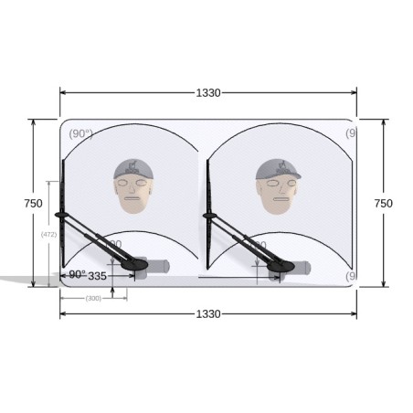 Fugleman Basic Wiper Kit 1 Persoon.