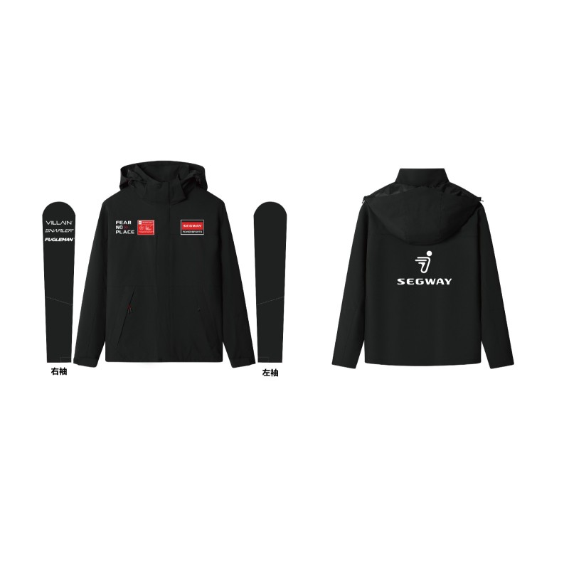 Segway Solid black all-in-one jacket S - Partnr: AM1R21013S00 Segway Solid black all-in-one jacket S - Partnr: AM1R21013S00