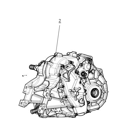 Segway UTV GEARBOX COMPONENT REVISED (WITH DIFF) - Partnr: E02F00000004REV