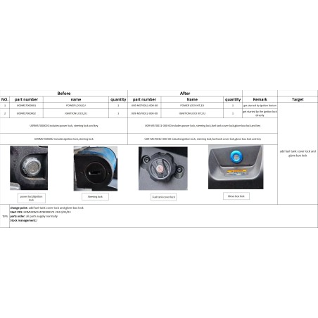 Segway Ignition Lock Kit for EU Models