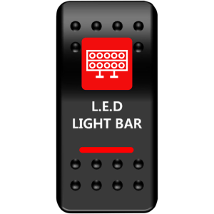 LED Bar Switch Red 