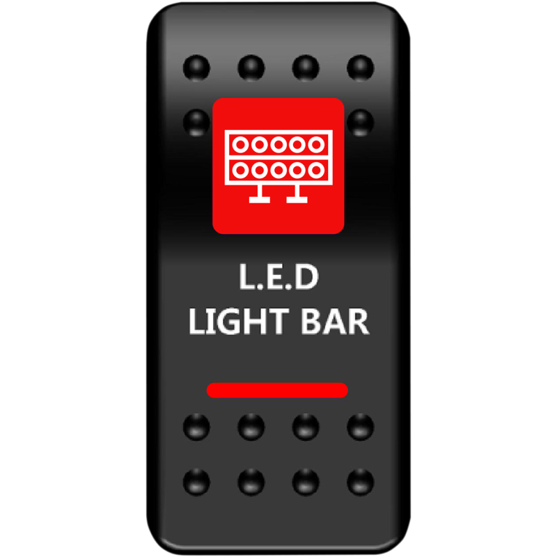 LED Bar Switch Red LED Bar Switch Red