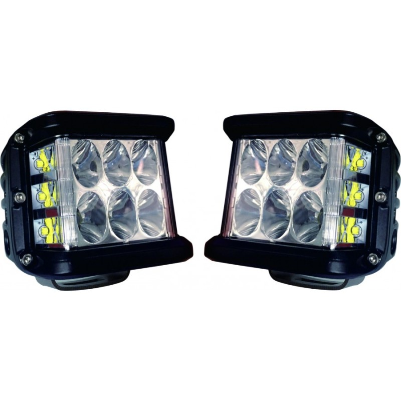 LED working lamp CUBE 45W / L98xH88(76)xD82mm / 2762lm / Set ( 2 pieces) LED working lamp CUBE 45W / L98xH88(76)xD82mm / 2762lm / Set ( 2 pieces)