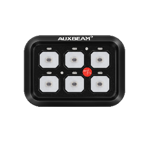 Auxbeam BC60 6 Gang LED Switch Panel, Blauw
