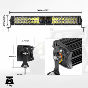 Auxbeam 5D-PRO Off Road Led Light Bar 22inch/560mm 180W 22000LM Spot Beam 
