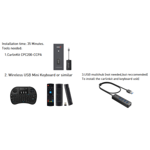Carplay kit for 10,4" central display Villain & Fugleman