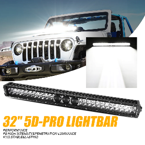 Auxbeam 5D-PRO Off Road Led Light Bar 32inch/810mm 270W 33000LM Spot Beam 