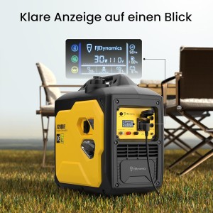 FJD X2800iE Inverter Generator avec Démarrage App