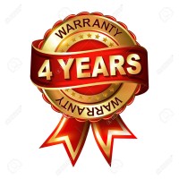 4 year warranty / Acceptance criteria: 3months/500 km