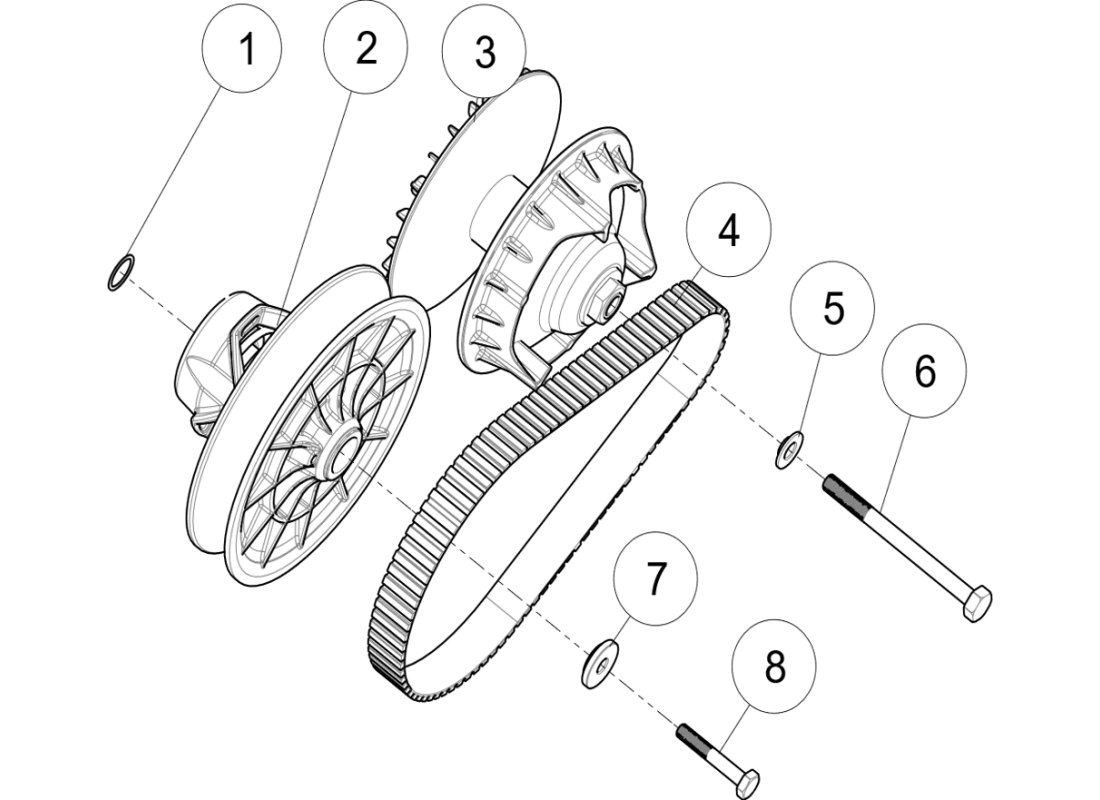 SGW1000FF33-CVT CLUTCH - Segway