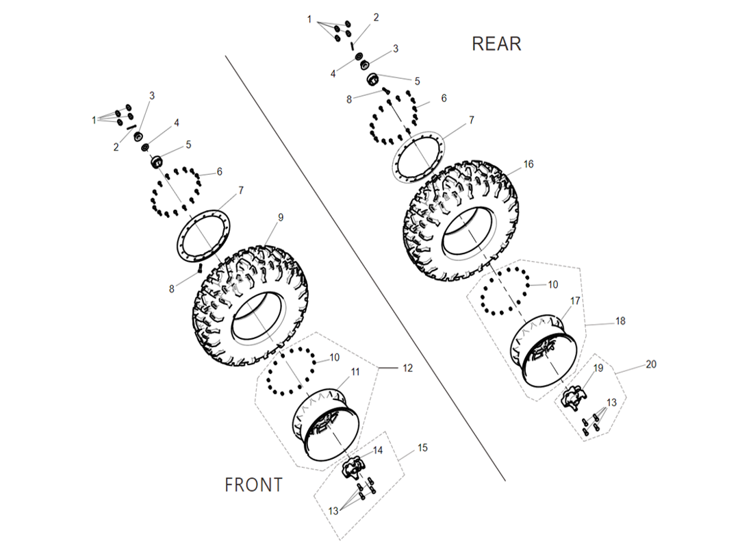 Combinaison Jantes (Alu Beadlock)