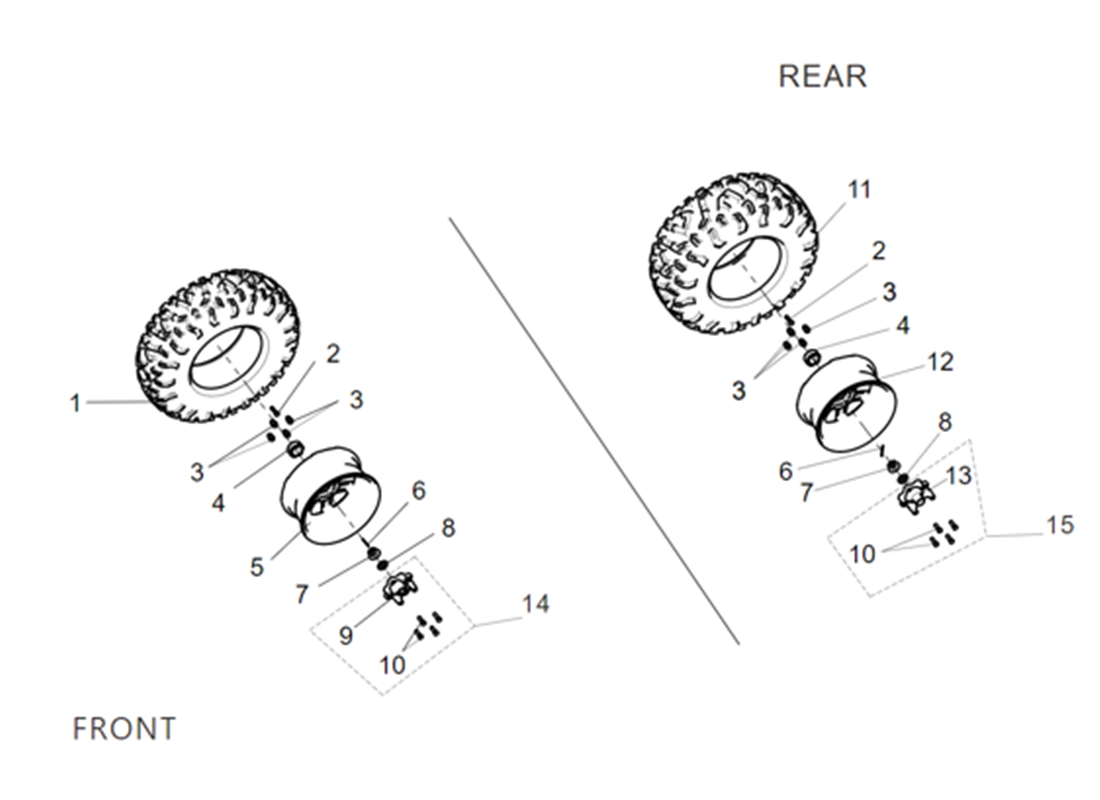 WHEEL COMBINATION (Standaard Alu)