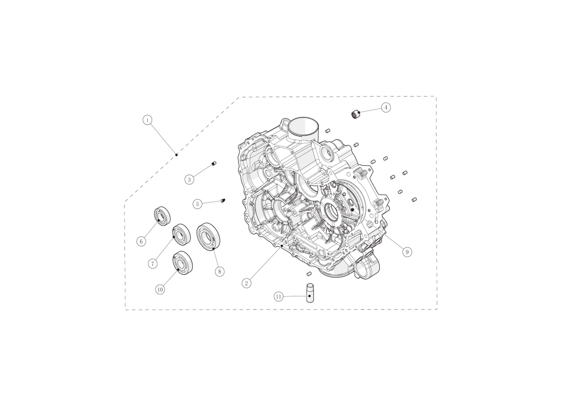 LEFT CRANKCASE KIT