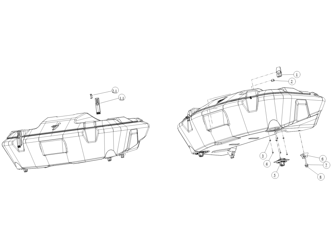 Rear Box - Explosion Drawings
