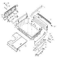 Rear cargo box components