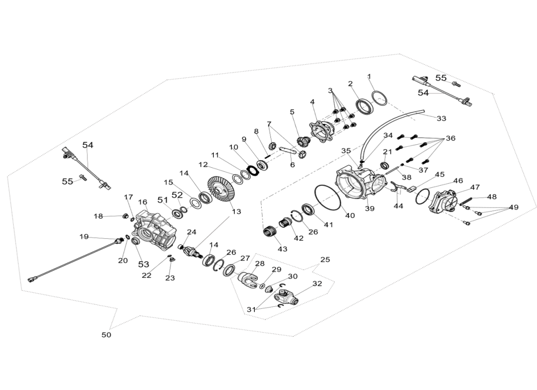 Front Axle SGW570FA6064 for T3 ABS