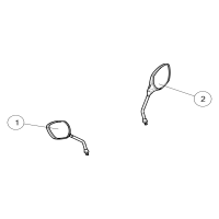 Achteruitkijkspiegel SGW570FA6019