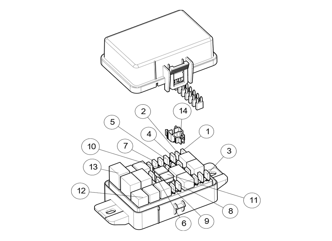 Boîte à fusibles SGW570FA6051