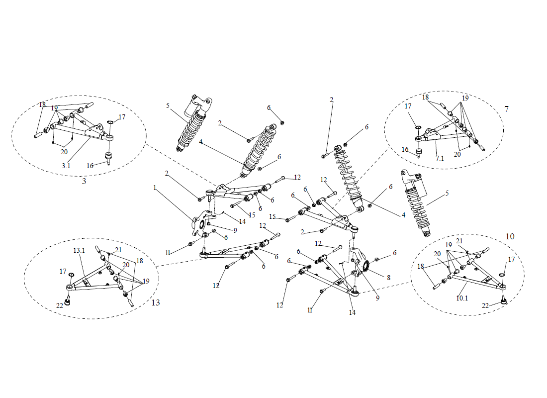 Front Suspension System | SGW570FA6038