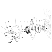 SGW570FA5005-LEFT CRANKCASE COVER SGW570FA5005