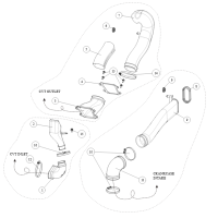 SGW570FA5016-CVT AIR INTAKE LONG VERSION SGW570FA5016