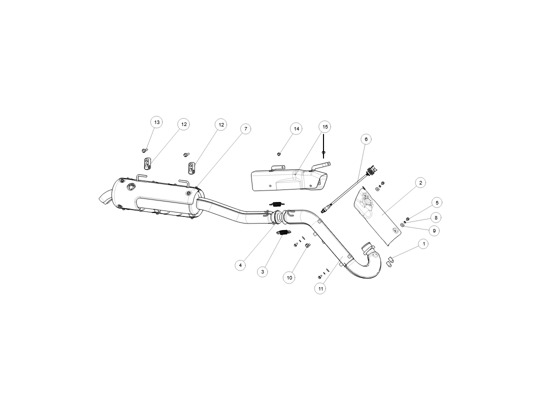 SGW570FA5017-EXHAUST SYSTEM(LONG VERSION) SGW570FA5017