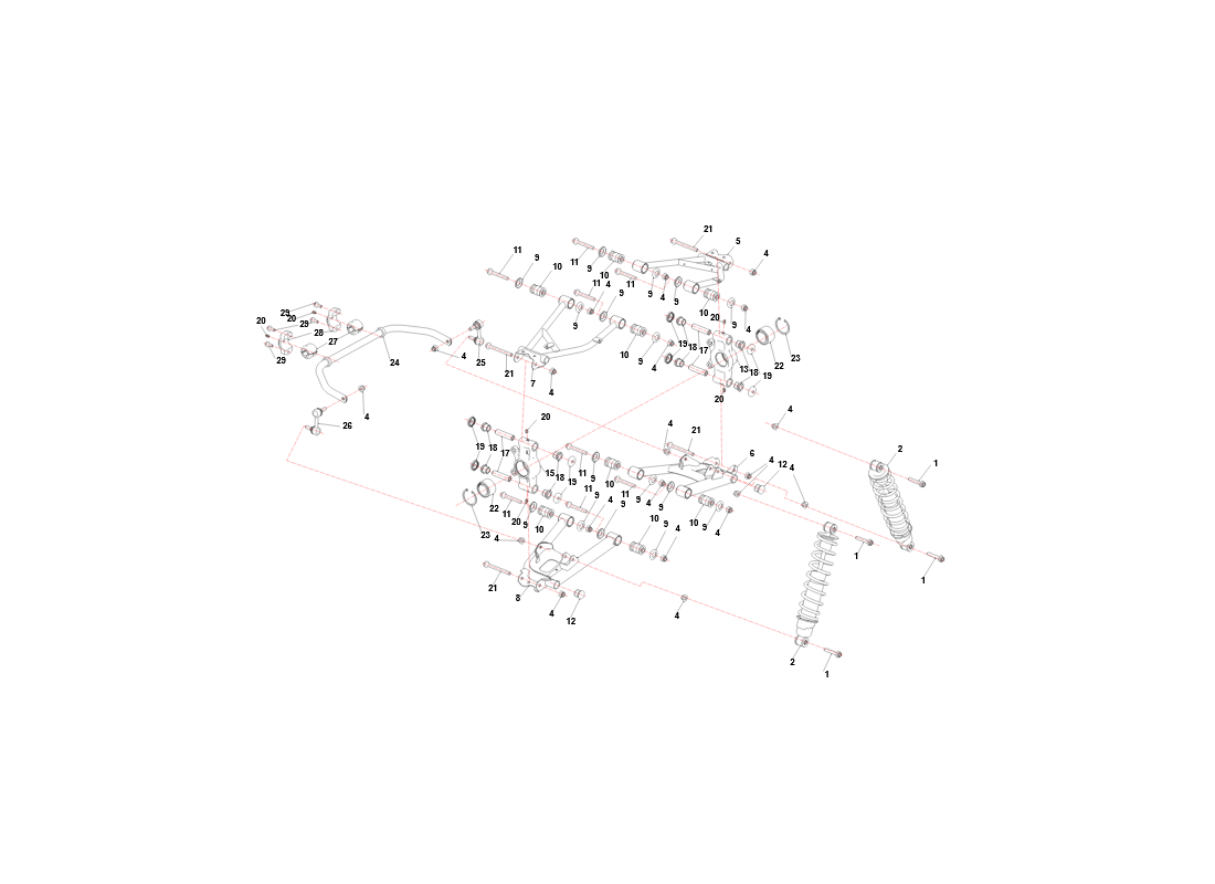 Achterophanging SGW570FA5025