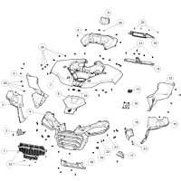 Pièces en Plastique Frontales SGW570FA5029