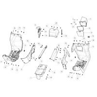 SGW570FA5031-MID PLASTIC PARTS LONG VERSION SGW570FA5031